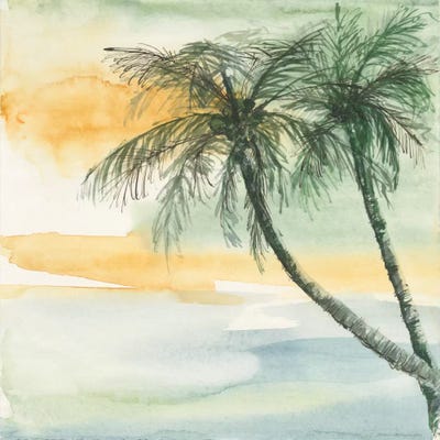 Global Gallery Chris Paschke Tropical Palm III Crop BW Canvas Artwork 22 x 28 